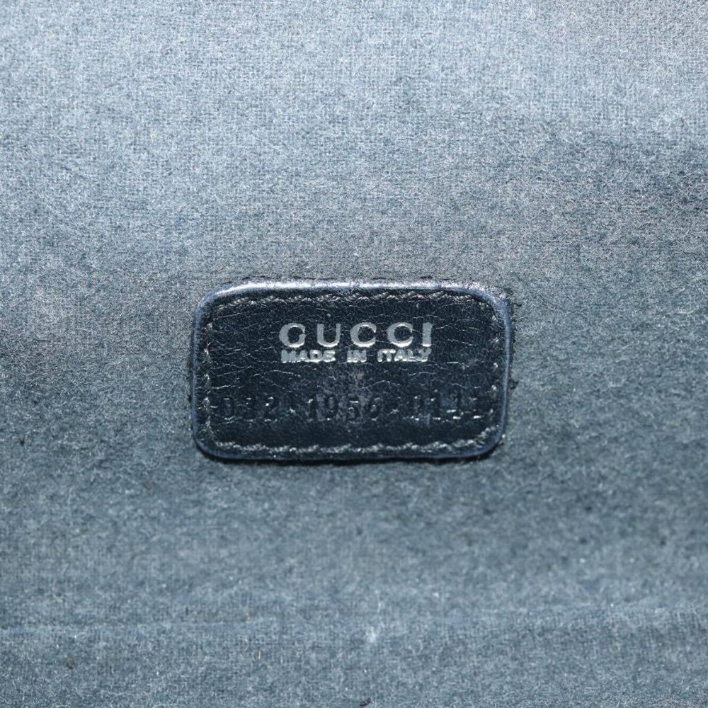 Gucci Horsebit Black Leather Cosmetic Travel Case Rare - Picture 4 of 16
